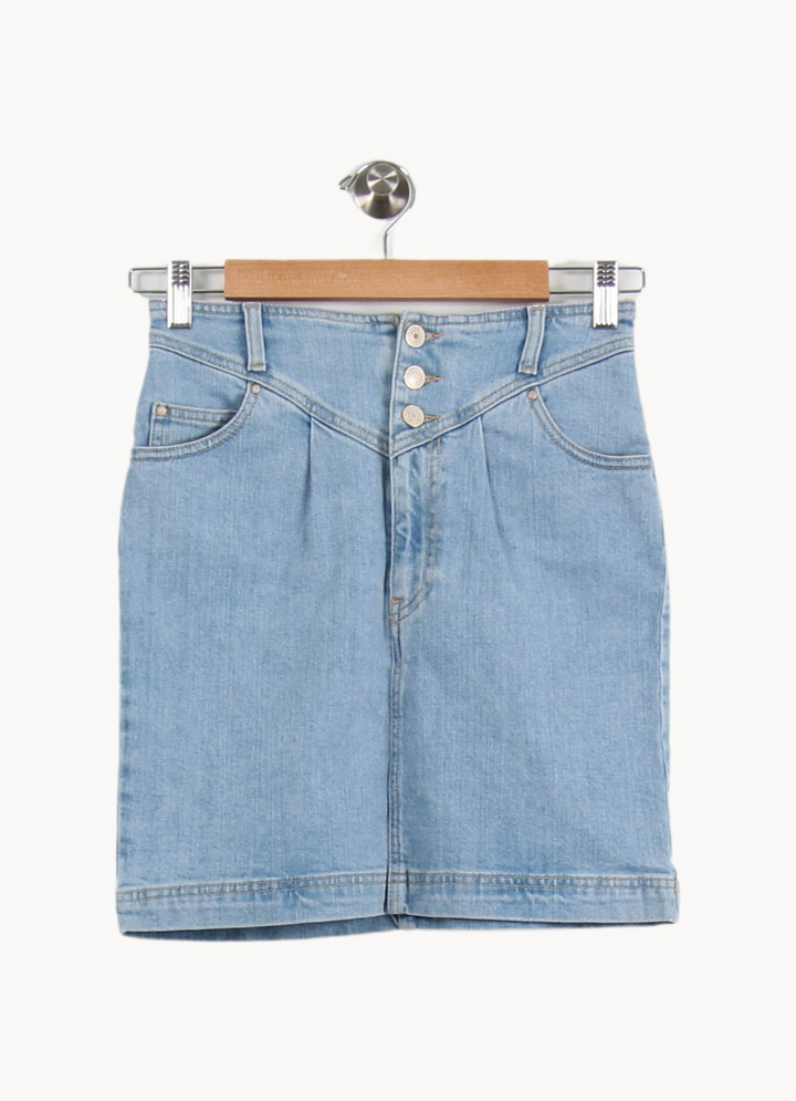 Jupe en Jean Bleue - Taille S/36 de la marque IKKS | PARAD63436 - Vendu par Paradigme - Image 2