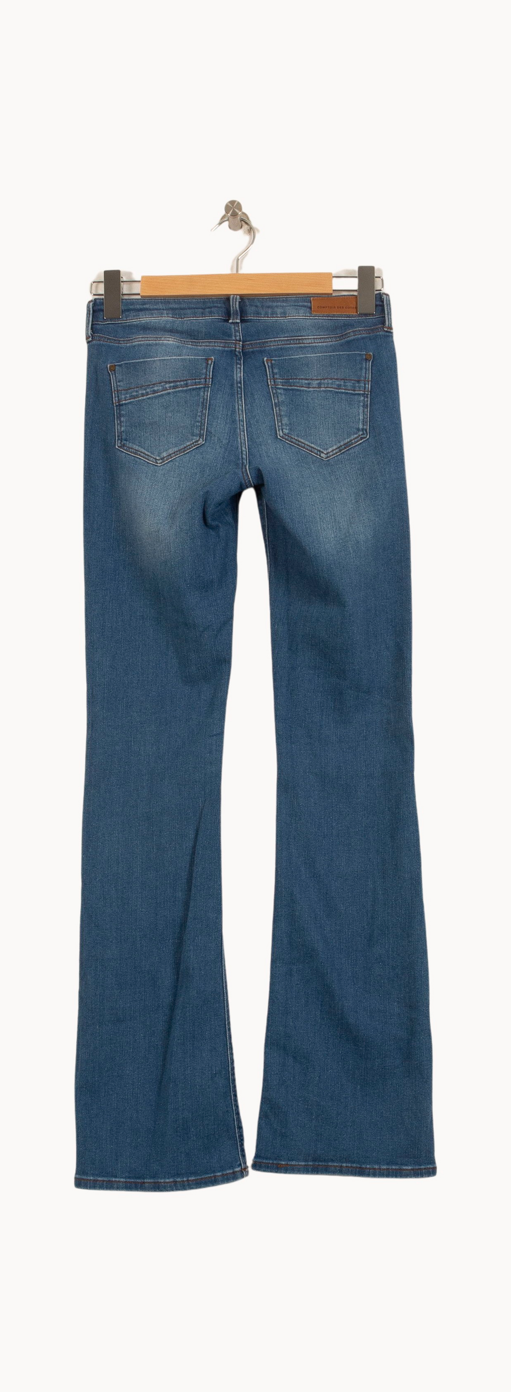 Jean Flare Bleu - Taille S/36 de la marque Comptoir des Cotonniers | RVLI0762 - Vendu par Paradigme - Image 4