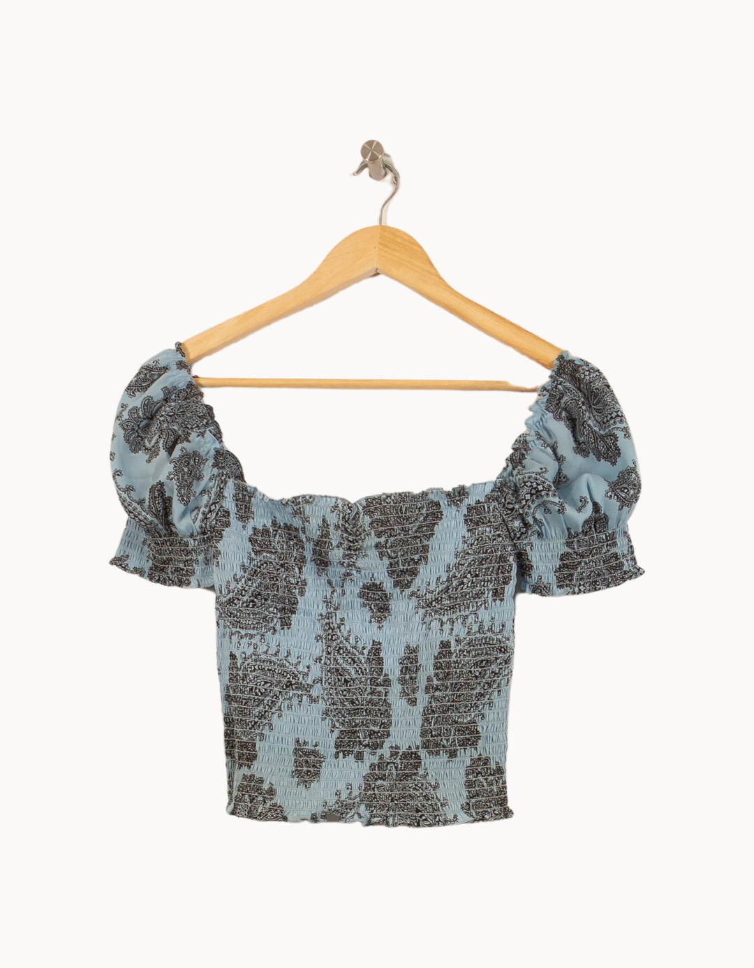 Top Bleu et Noir - Taille S/36 de la marque Sandro | PARAD46085 - Vendu par Paradigme - Image 2