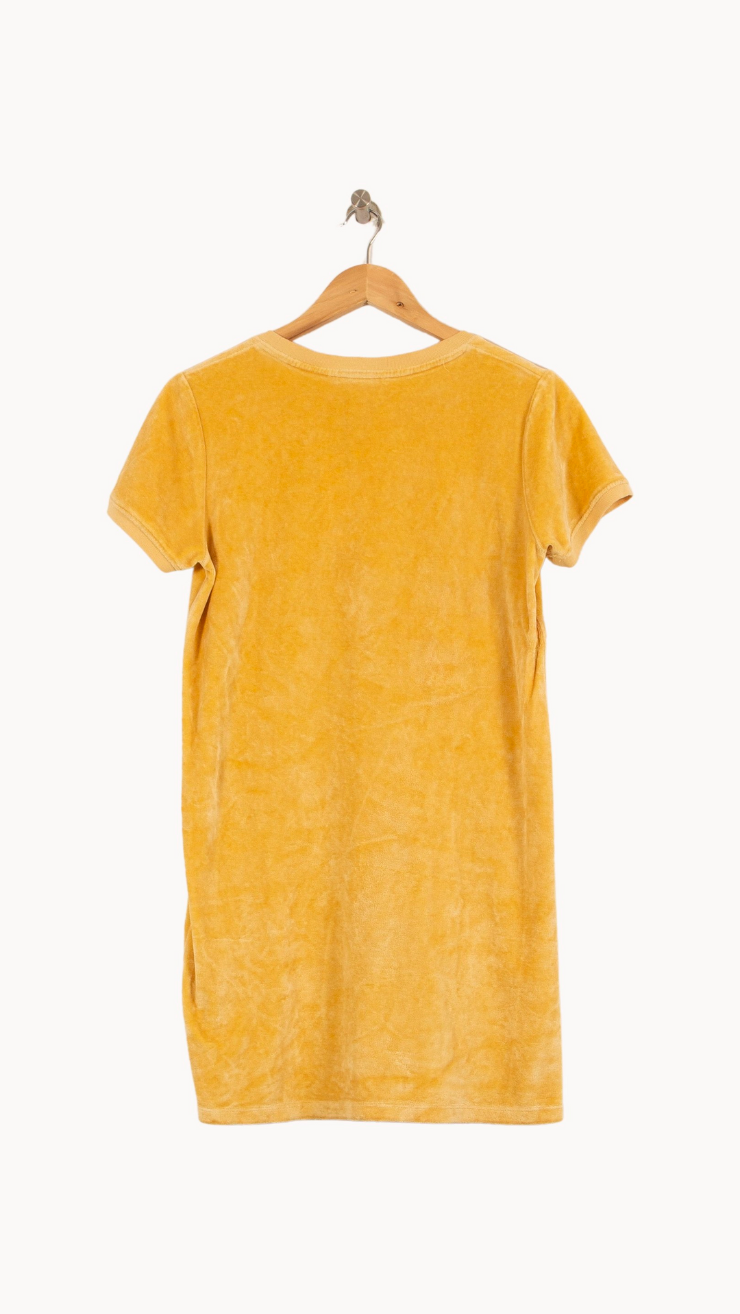 Robe T-shirt Jaune - Taille S/36 de la marque American Vintage | PARAD46045 - Vendu par Paradigme - Image 4