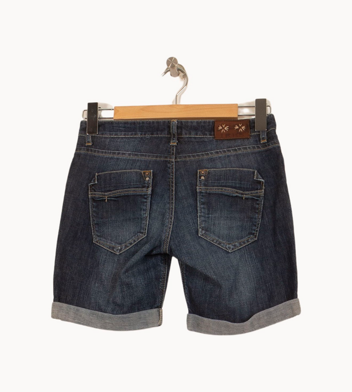 Short en Jean Bleu - Taille XS/34 de la marque IKKS | PARAD59084 - Vendu par Paradigme - Image 4
