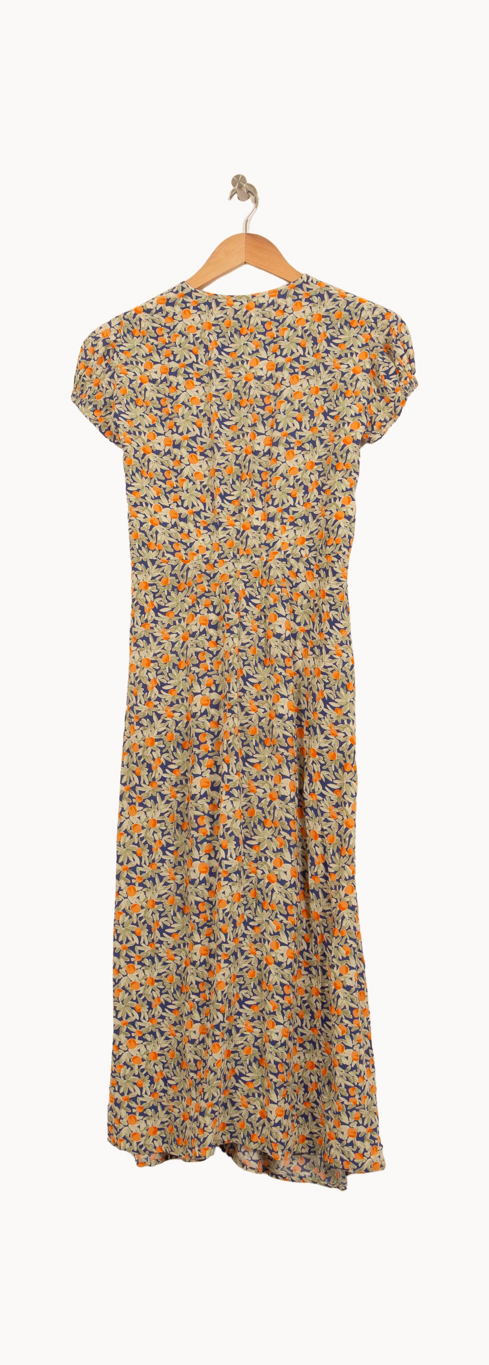 Robe Longue Bleu et Orange - Taille XS/34 de la marque Comptoir des Cotonniers | PARAD63393 - Vendu par Paradigme - Image 4