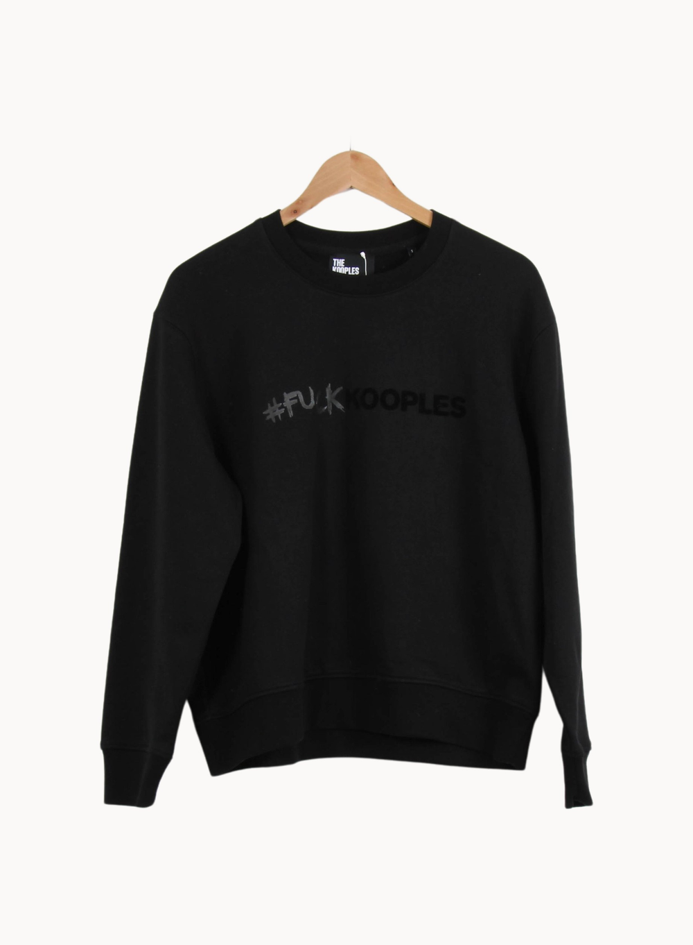Sweatshirt Noir - Taille M/38 de la marque The Kooples | PARAD67107 - Vendu par Paradigme - Image 2