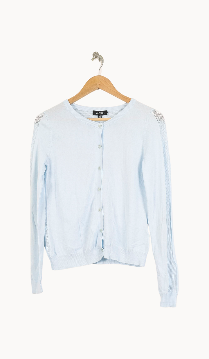 Cardigan Bleu - Taille S/36 de la marque Caroll | PARAD69349 - Vendu par Paradigme - Image 2