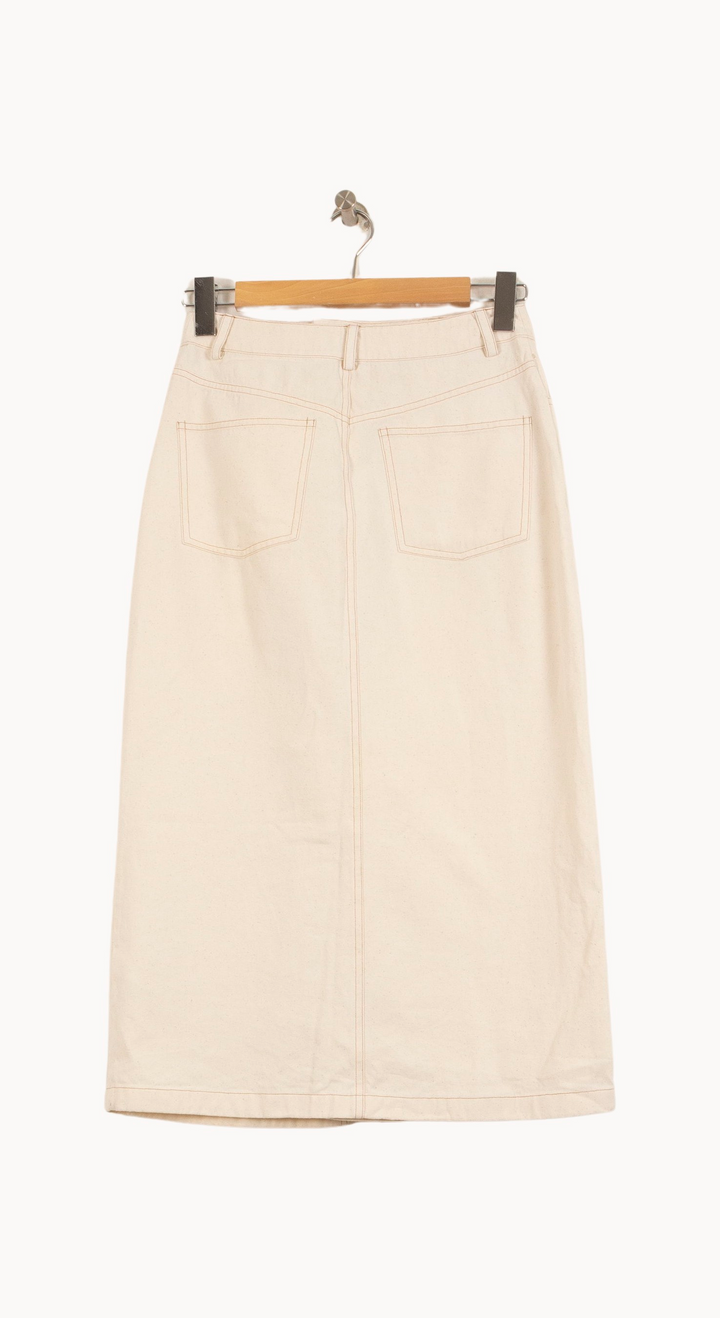 Jupe Longue Blanche - Taille S/36 de la marque Des petits hauts | PARAD65035 - Vendu par Paradigme - Image 4