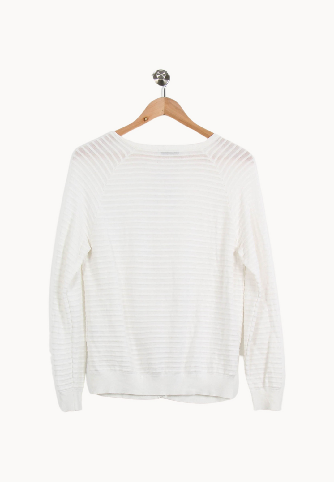 Cardigan Blanc - Taille L/40 de la marque ZAPA | PARAD63405 - Vendu par Paradigme - Image 4