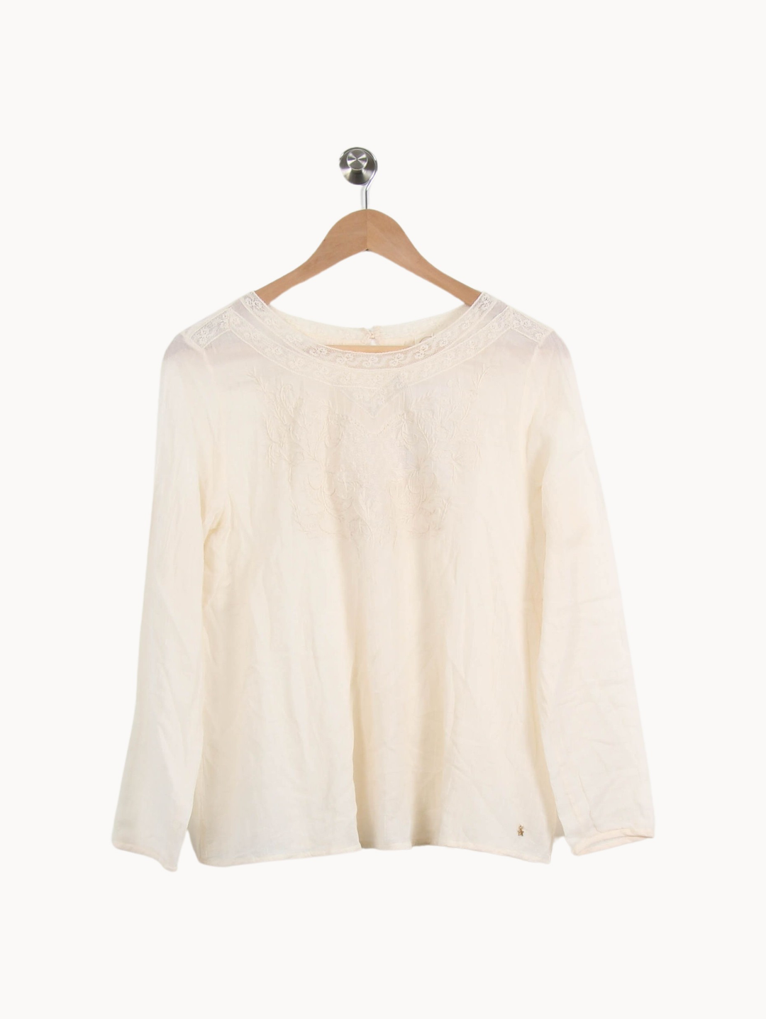 Blouse Beige - Taille S/36 de la marque Des petits hauts | PARAD62628 - Vendu par Paradigme - Image 2