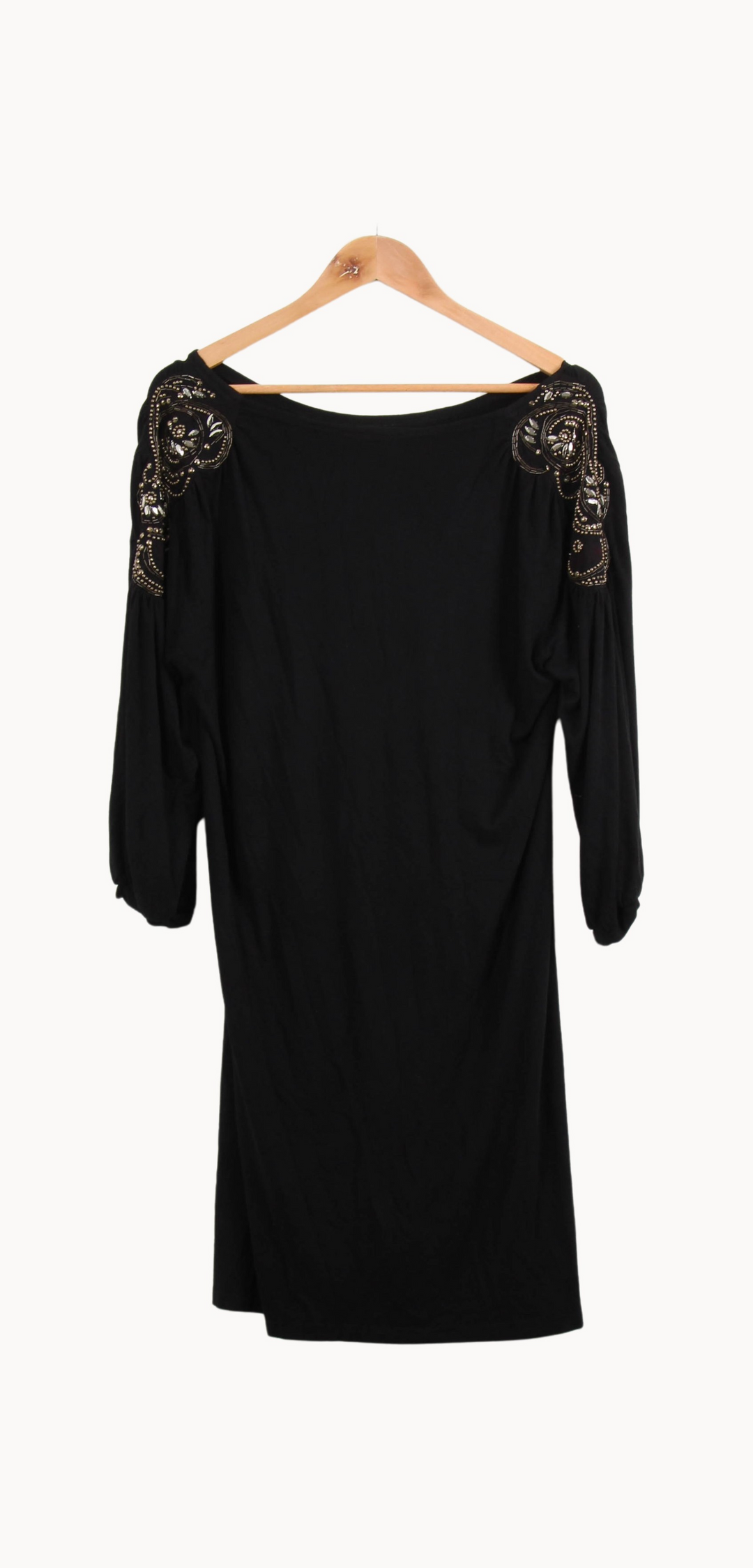 Robe Midi Noire - Taille M/38 de la marque Derhy | PARAD65131 - Vendu par Paradigme - Image 4