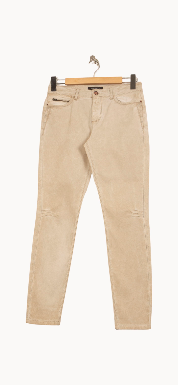 Jean Beige - Taille M/38 de la marque One Step | PARAD34647 - Vendu par Paradigme - Image 2