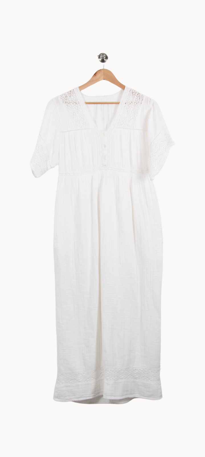 Robe Longue Blanche - Taille S/36 de la marque Louise Misha | PARAD55877 - Vendu par Paradigme - Image 2