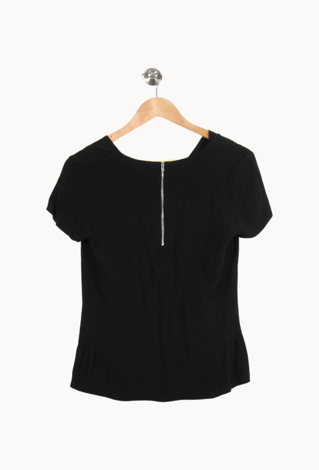 Blouse Noire - Taille M/38 de la marque Sandro | PARAD44972 - Vendu par Paradigme - Image 4