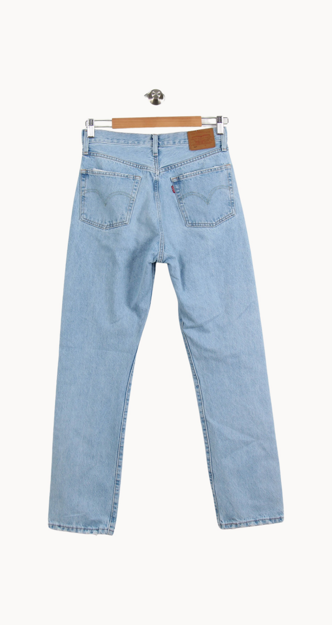 Jean Droit Bleu - Taille M/38 de la marque Levi's | PARAD67016 - Vendu par Paradigme - Image 4