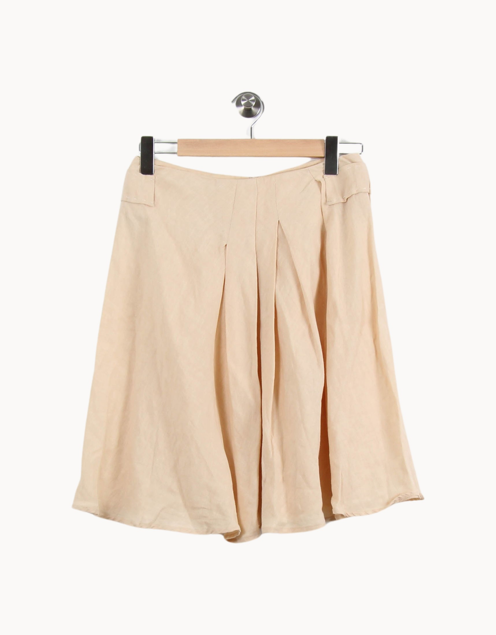 Jupe Plissée Beige - Taille S/36 de la marque Tara Jarmon | PARAD69517 - Vendu par Paradigme - Image 2