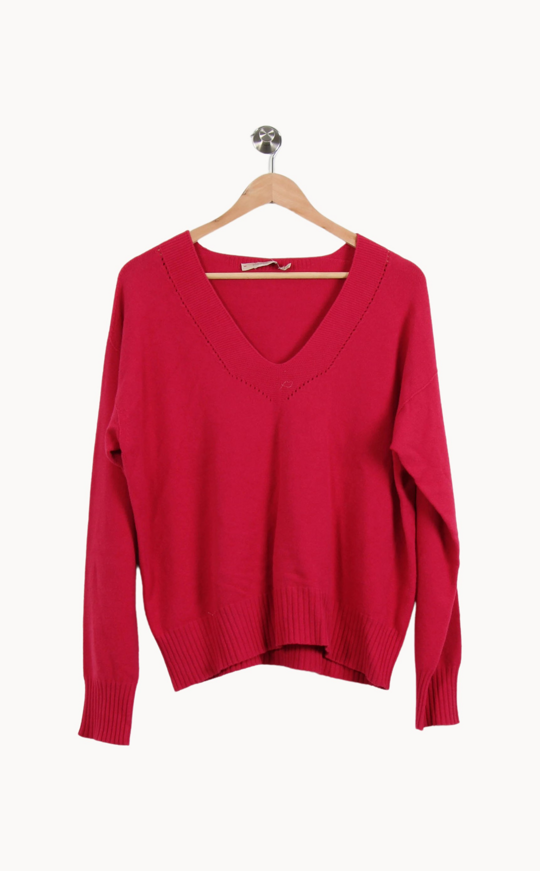 Pull Rose - Taille XL/42 de la marque La Fée Maraboutée | PARAD53501 - Vendu par Paradigme - Image 2