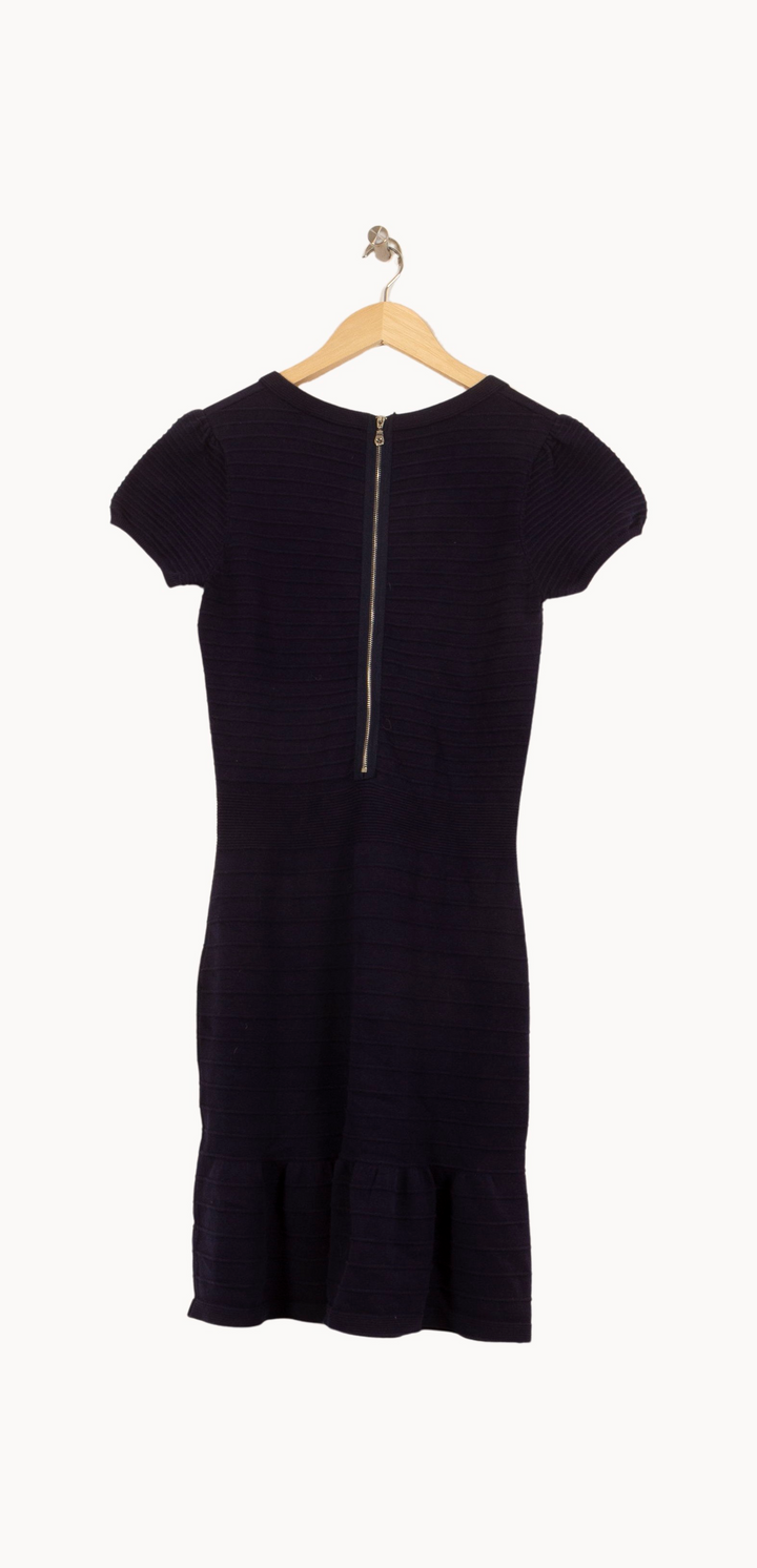 Robe Courte Bleue - Taille M/38 de la marque Sandro | RVLI1051 - Vendu par Paradigme - Image 4