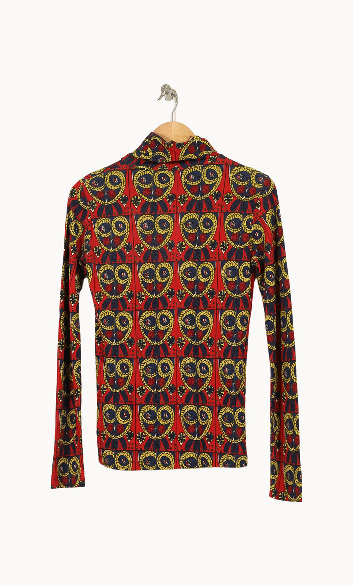Sous-pull Rouge et Jaune - Taille S/36 de la marque Ines de la Fressange Paris | PARAD67905 - Vendu par Paradigme - Image 4