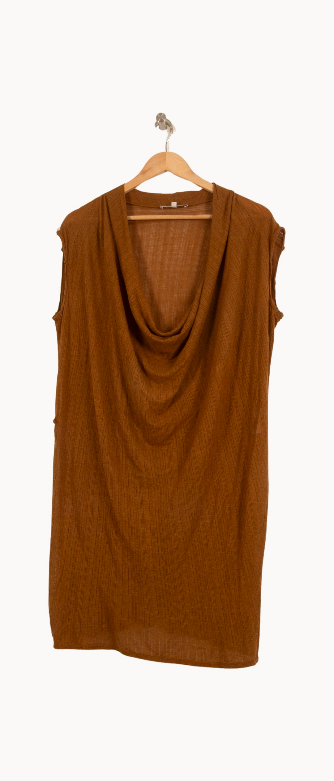Tunique Marron - Taille S/36 de la marque Maje | PARAD31689 - Vendu par Paradigme - Image 2
