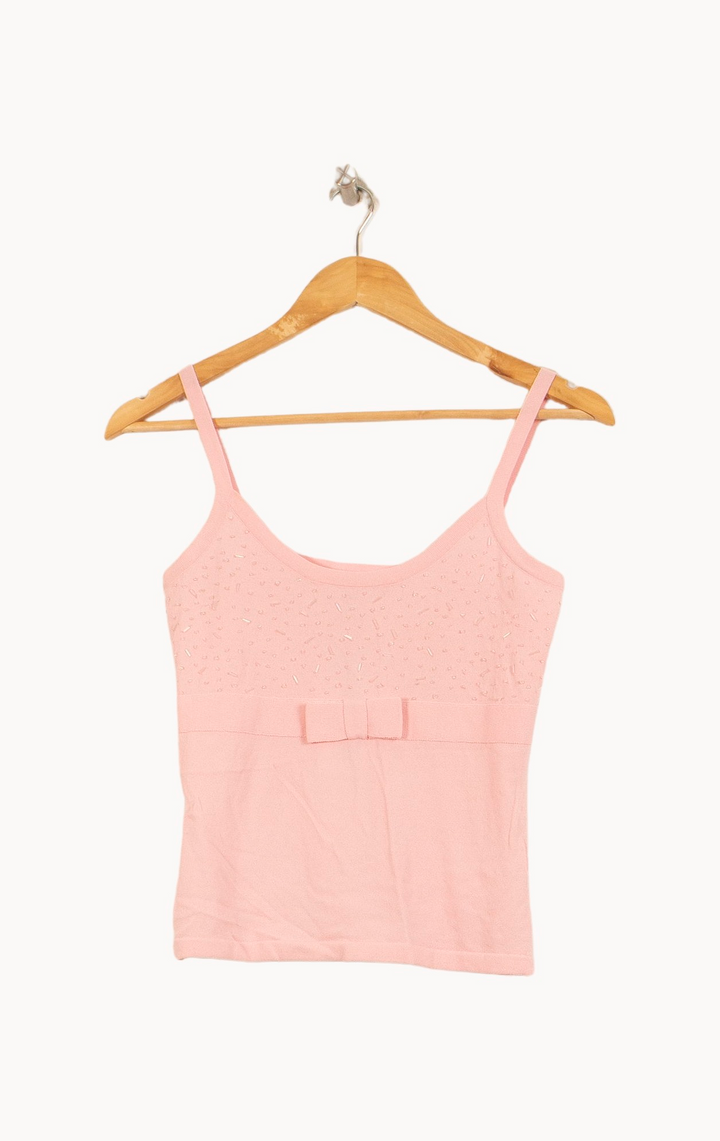 Débardeur Rose - Taille S/36 de la marque Maison 123 | RVLI1145 - Vendu par Paradigme - Image 2