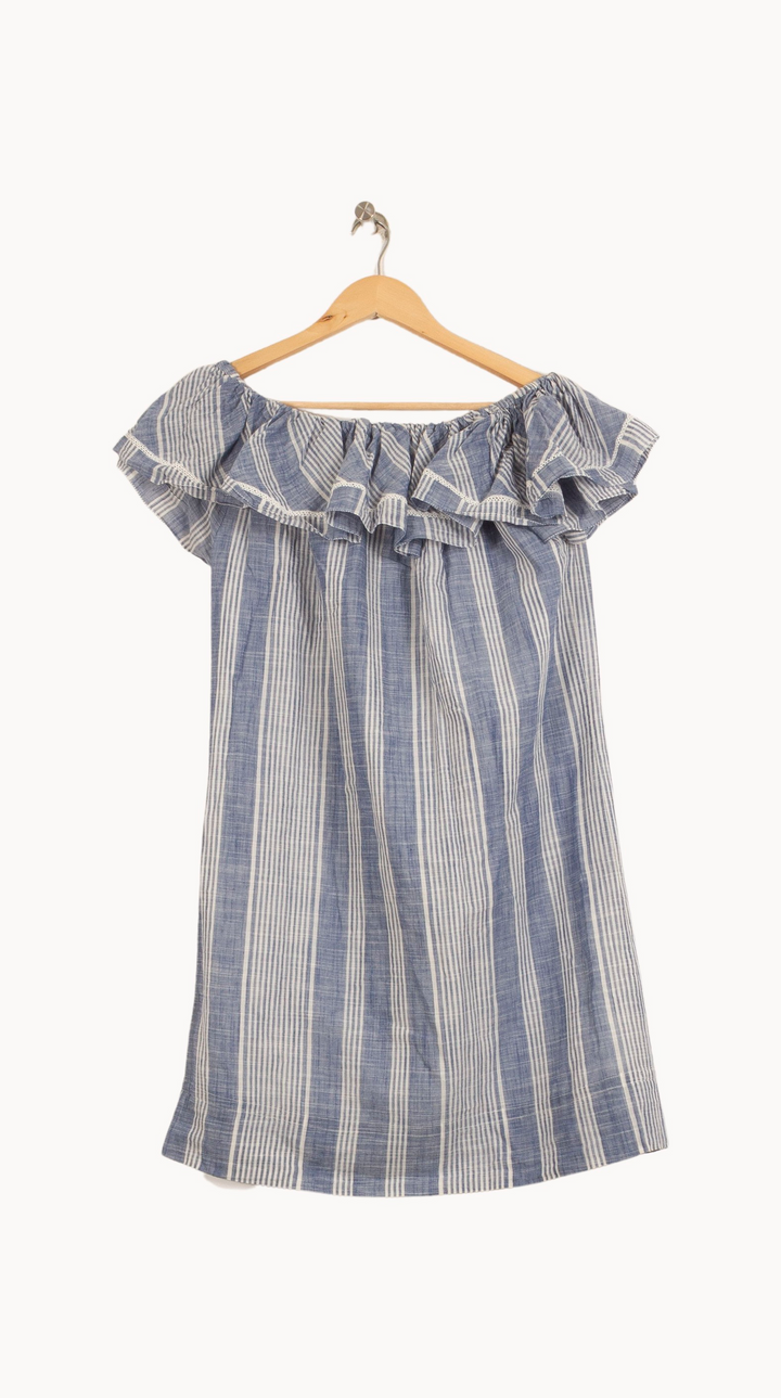 Robe Courte Bleue et Blanche - Taille S/36 de la marque Suncoo | PARAD66476 - Vendu par Paradigme - Image 4