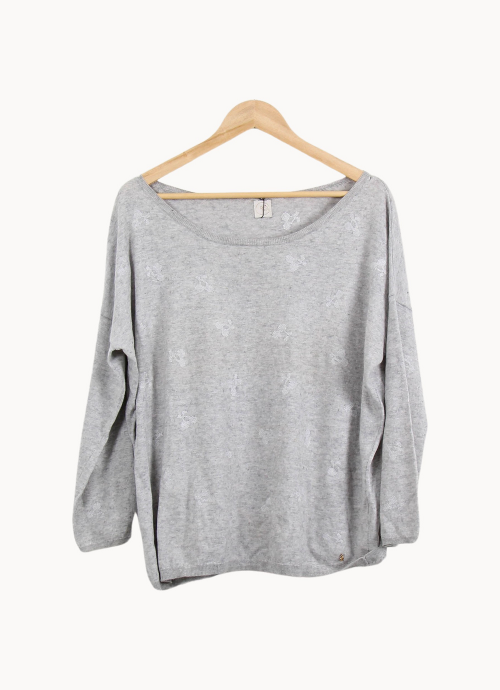 Pull Gris - Taille L/40 de la marque Des petits hauts | PARAD35761 - Vendu par Paradigme - Image 2