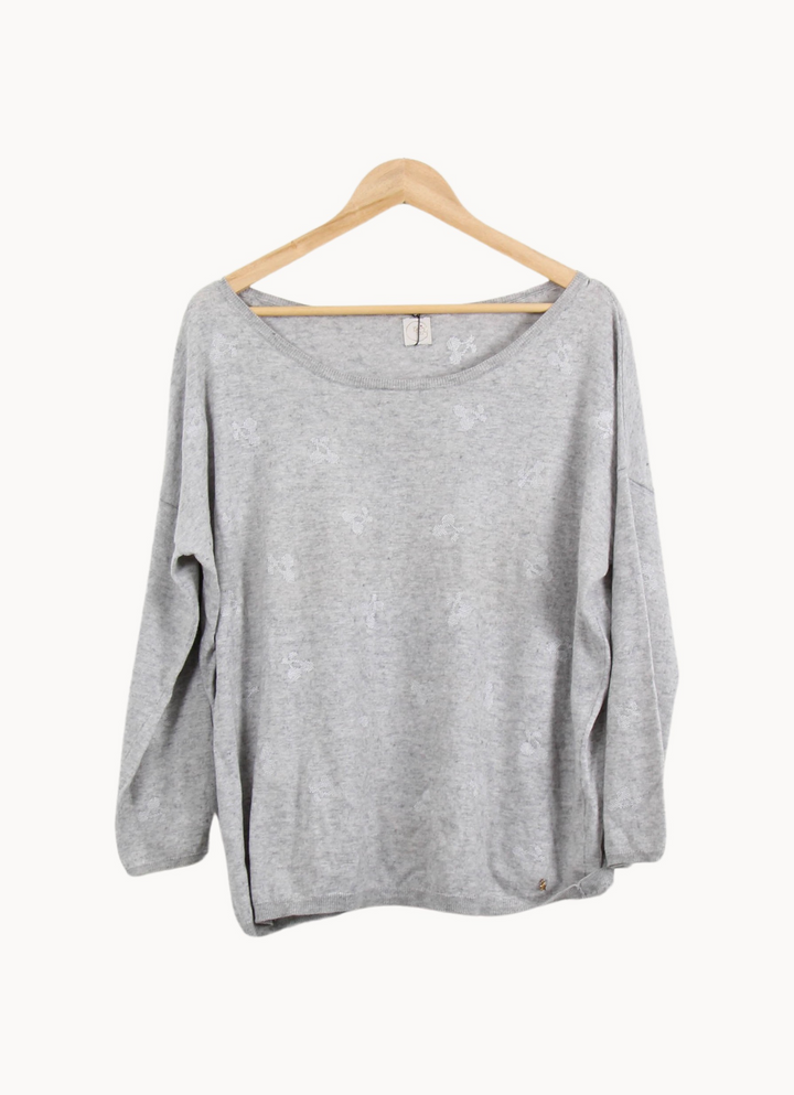 Pull Gris - Taille L/40 de la marque Des petits hauts | PARAD35761 - Vendu par Paradigme - Image 2