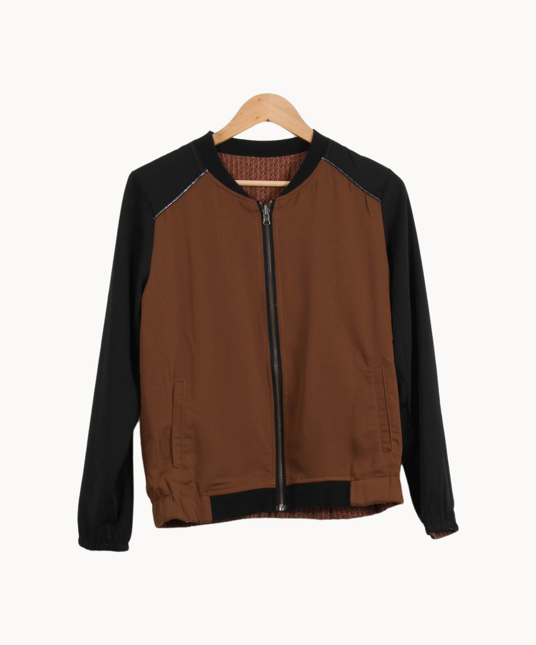 Blouson Marron et Noir - Taille S/36 de la marque Karl Marc John | PARAD53449 - Vendu par Paradigme - Image 2