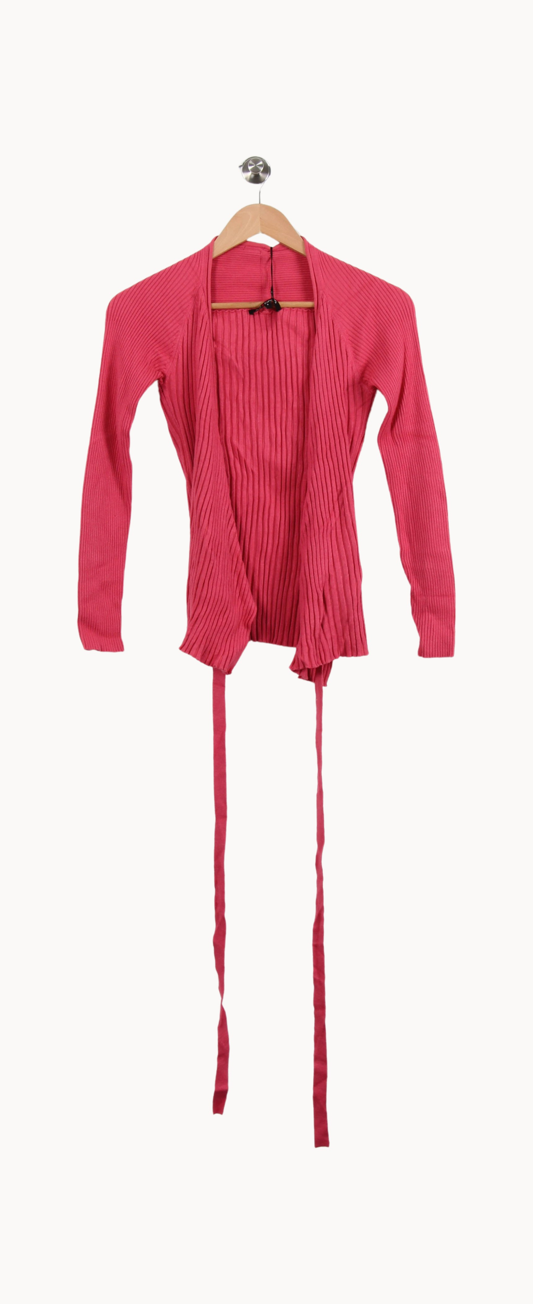 Cardigan Rose - Taille M/38 de la marque Sud express | PARAD55642 - Vendu par Paradigme - Image 2