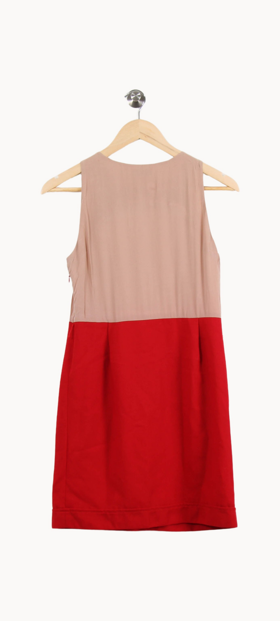 Robe Sans Manches Beige et Rouge - Taille S/36 de la marque Claudie Pierlot | PARAD69005 - Vendu par Paradigme - Image 4
