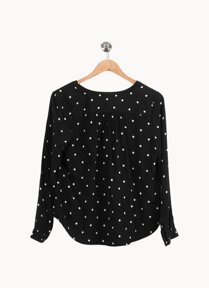 Blouse Noire et Blanche - Taille XS/34 de la marque Des petits hauts | PARAD65369 - Vendu par Paradigme - Image 4