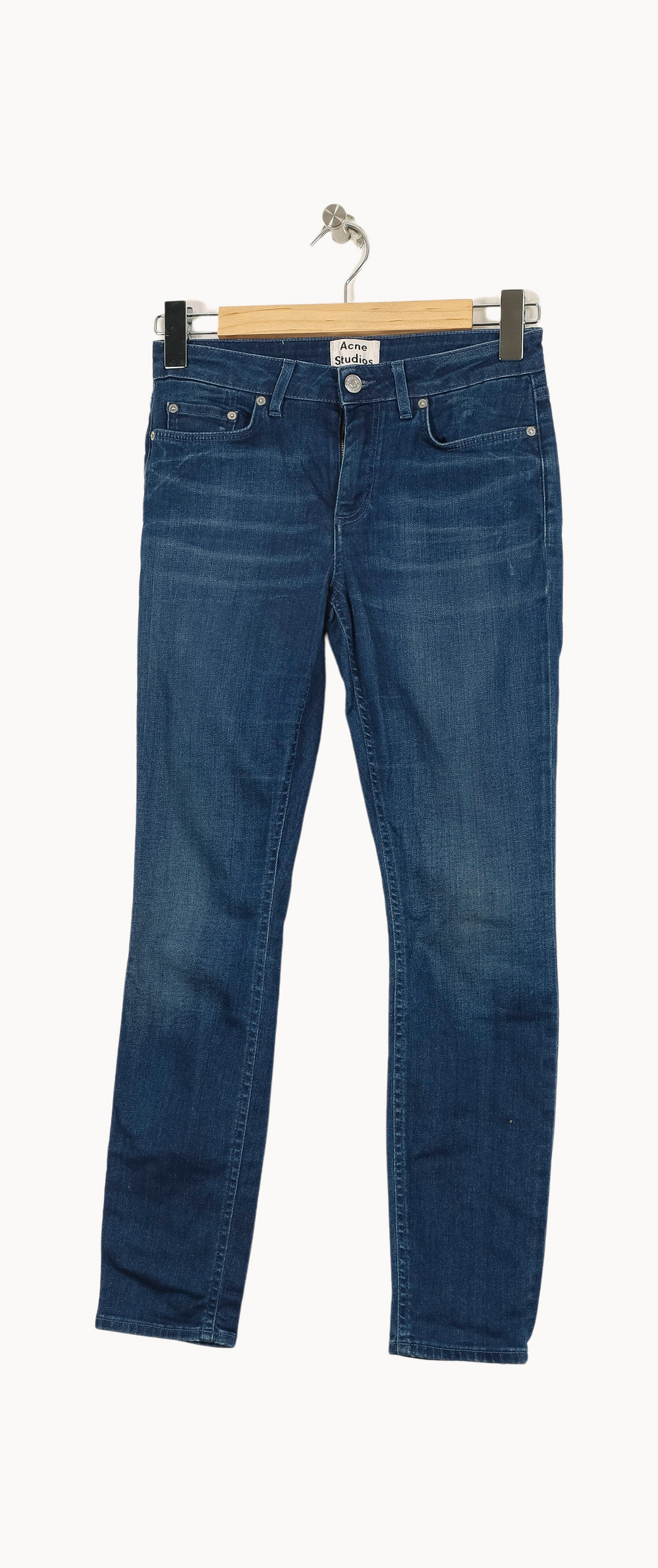 Jean Slim Bleu - Taille M/38 de la marque Acne Studios | PARAD50008 - Vendu par Paradigme - Image 2