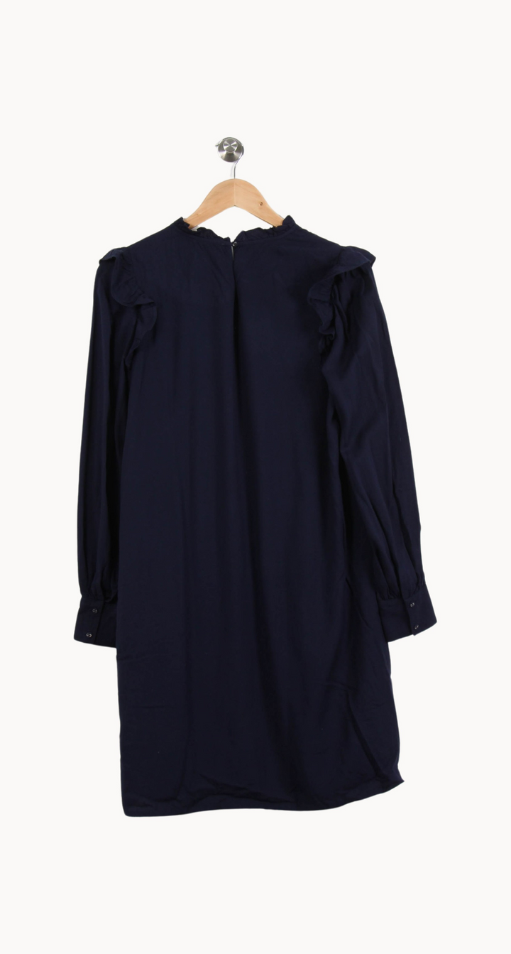 Robe Droite Bleue - Taille S/36 de la marque Maison 123 | PARAD51868 - Vendu par Paradigme - Image 4