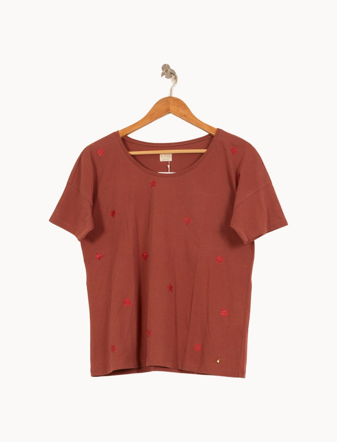 Tee-shirt Marron - Taille S/36 de la marque Des petits hauts | PARAD63789 - Vendu par Paradigme - Image 2