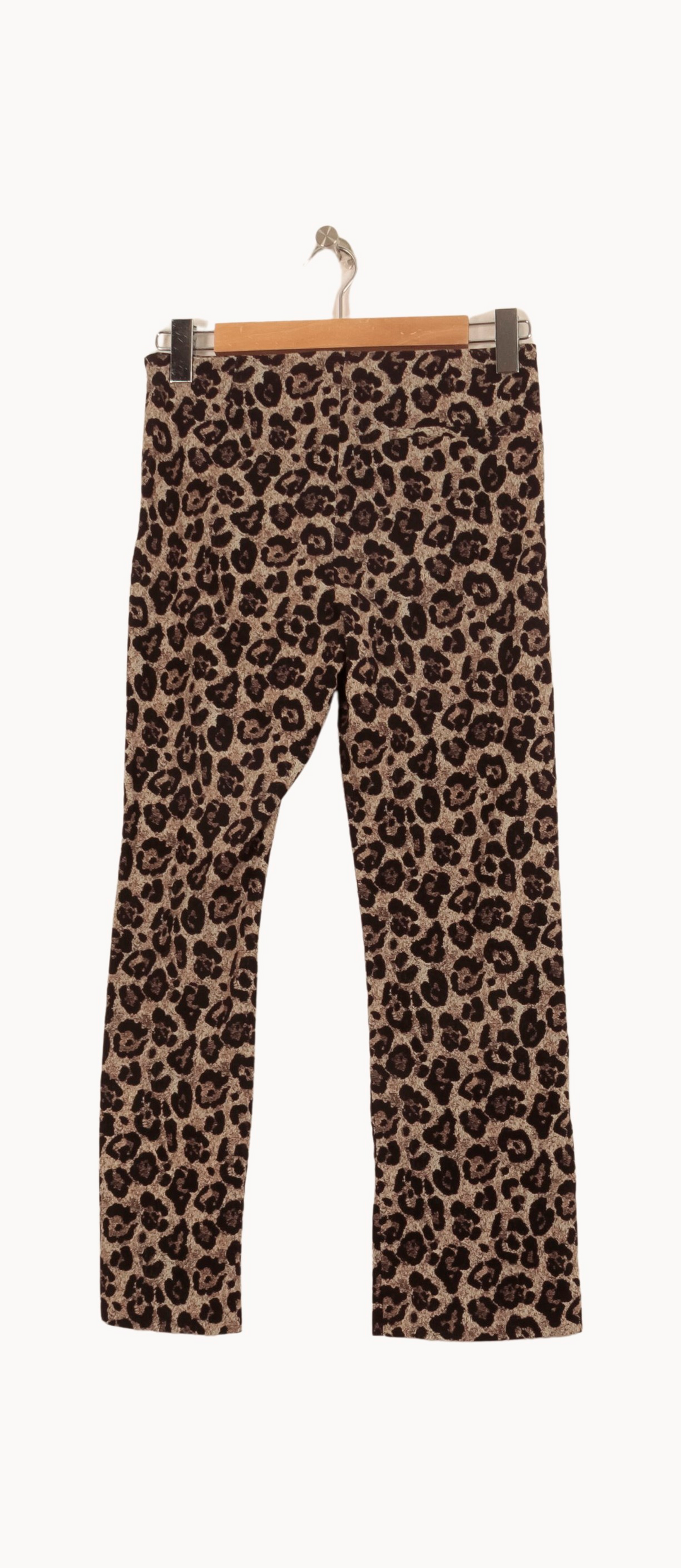 Legging Léopard Marron et Noir - Taille M/38 de la marque Sézane | PARAD64174 - Vendu par Paradigme - Image 4