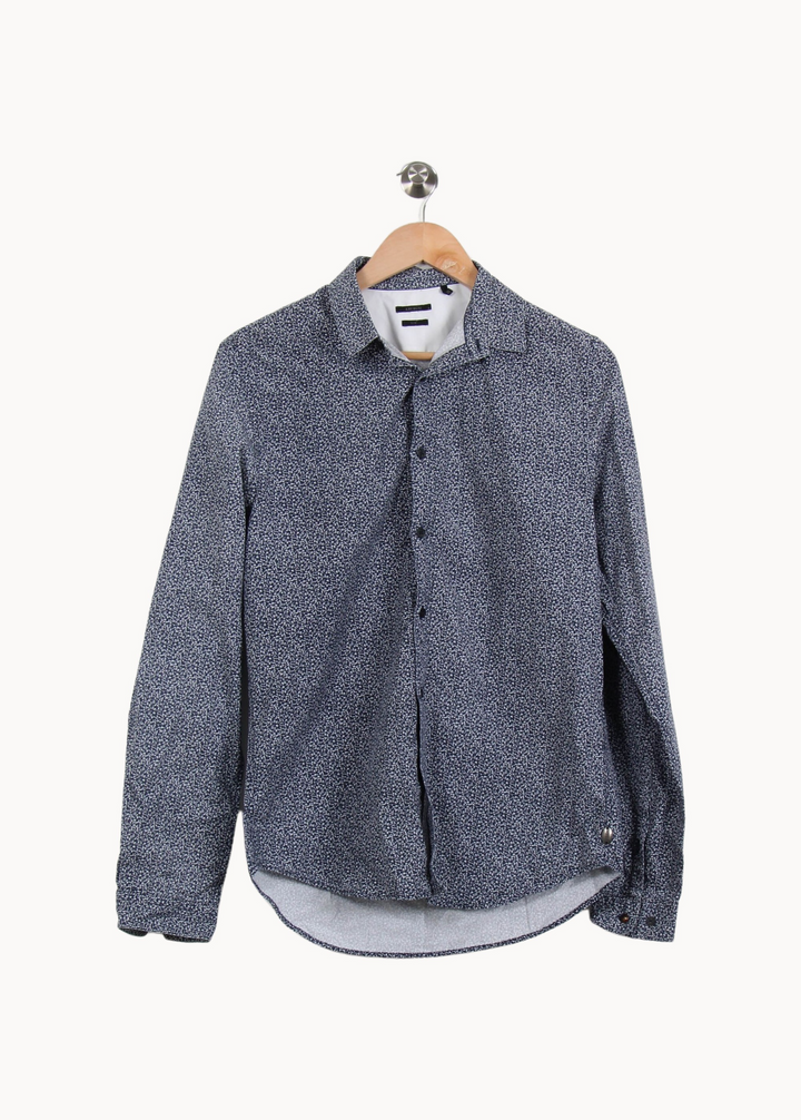 Chemise Bleu et Blanc - Taille M/38 de la marque IKKS | PARAD53995 - Vendu par Paradigme - Image 2
