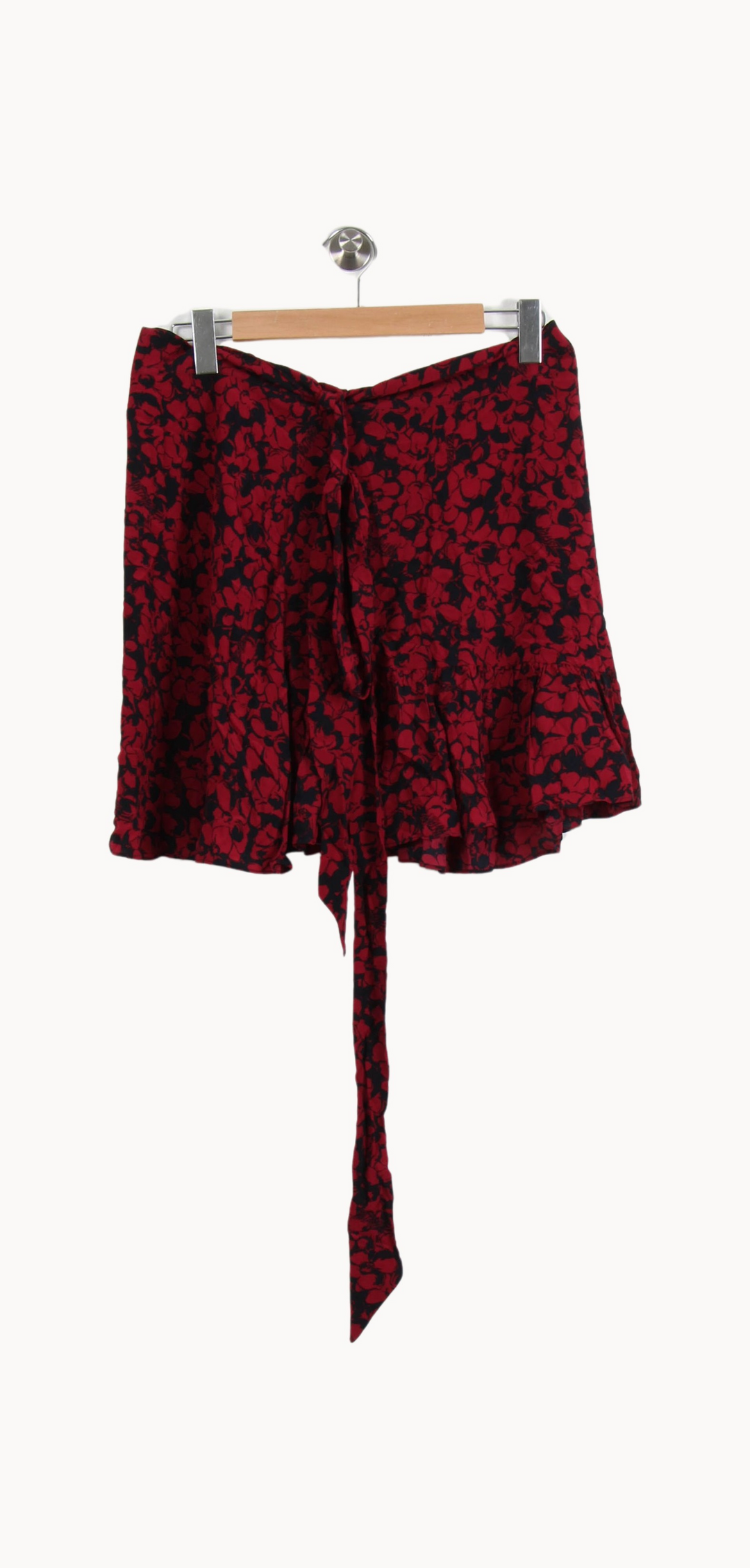 Jupe Portefeuille Rouge et Noir - Taille M/38 de la marque Zadig&Voltaire | PARAD62353 - Vendu par Paradigme - Image 4