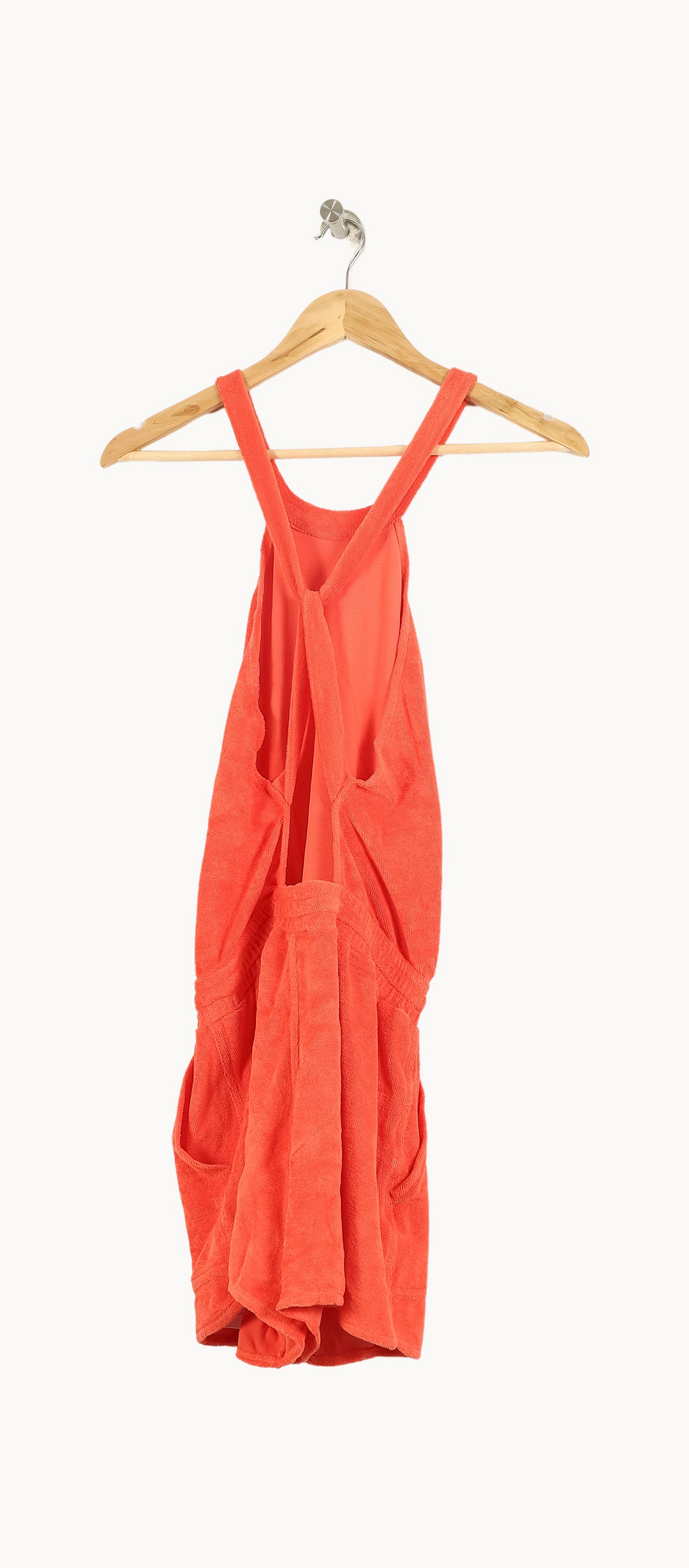 Combishort Orange - Taille S/36 de la marque Sézane | PARAD51669 - Vendu par Paradigme - Image 4