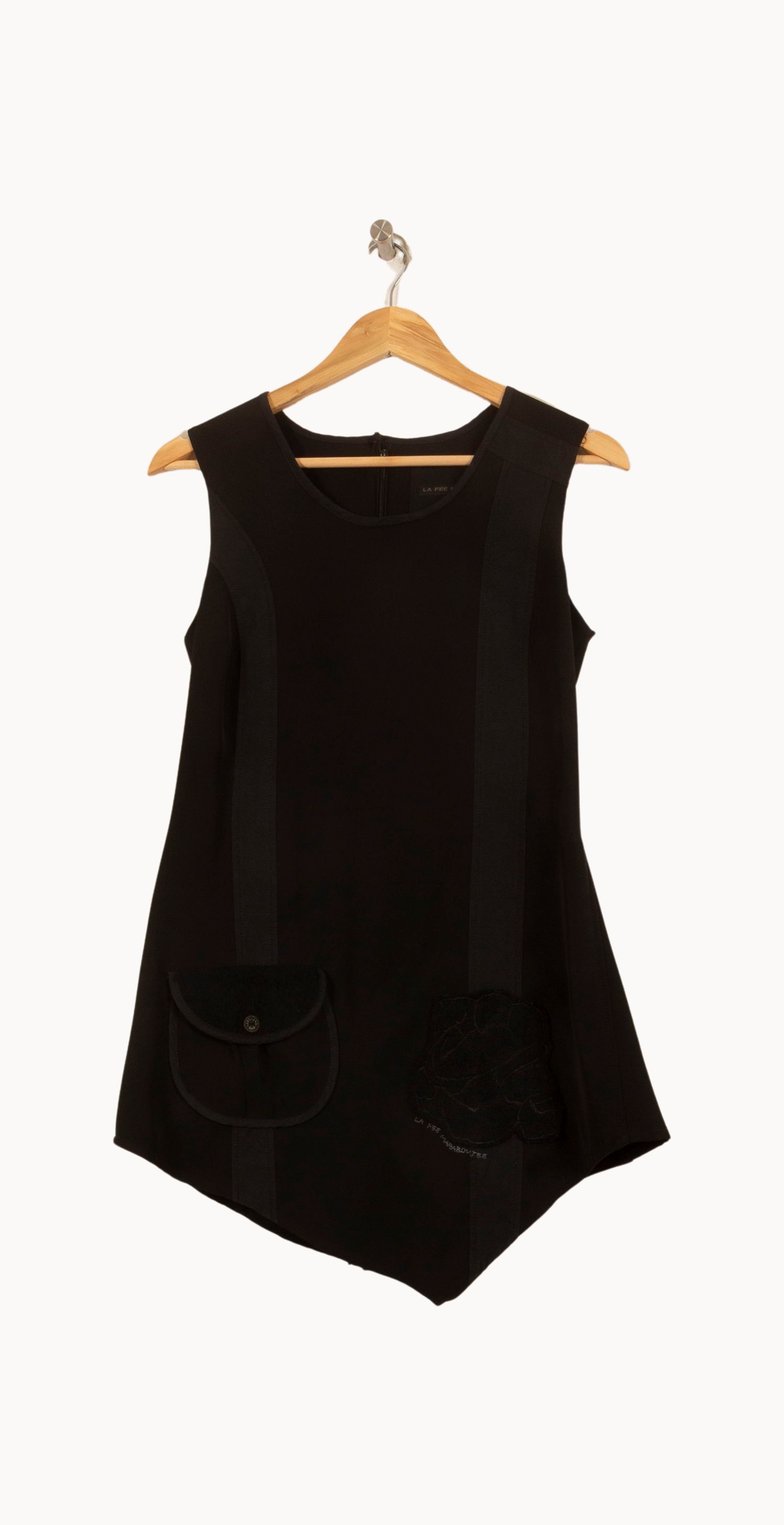 Tunique Noire - Taille M/38 de la marque La Fée Maraboutée | PARAD22535 - Vendu par Paradigme - Image 2