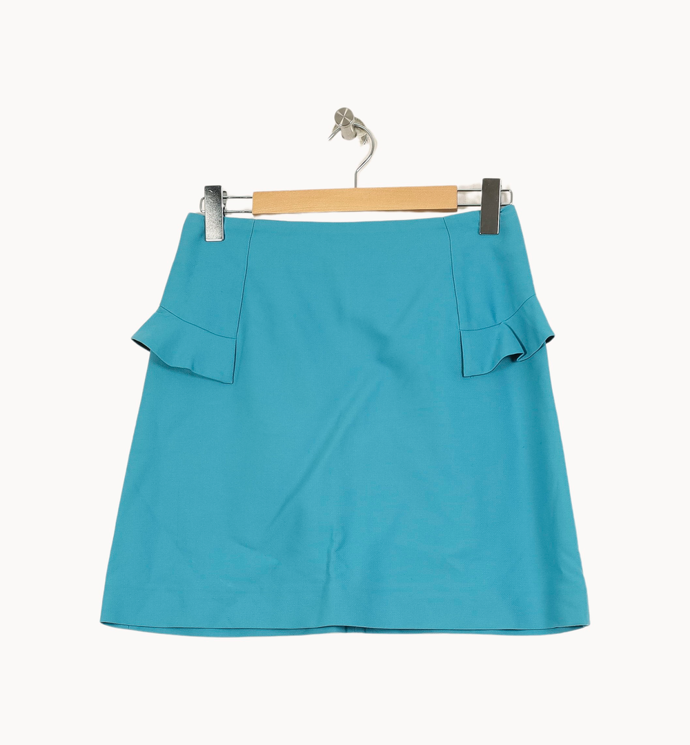 Jupe Courte Bleue - Taille M/38 de la marque Sandro | PARAD58545 - Vendu par Paradigme - Image 2