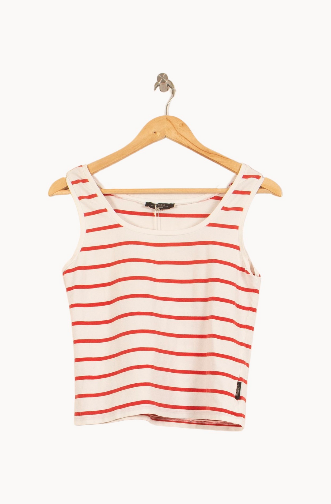 Débardeur Blanc et Rouge - Taille S/36 de la marque Weekend Max Mara | PARAD65102 - Vendu par Paradigme - Image 2