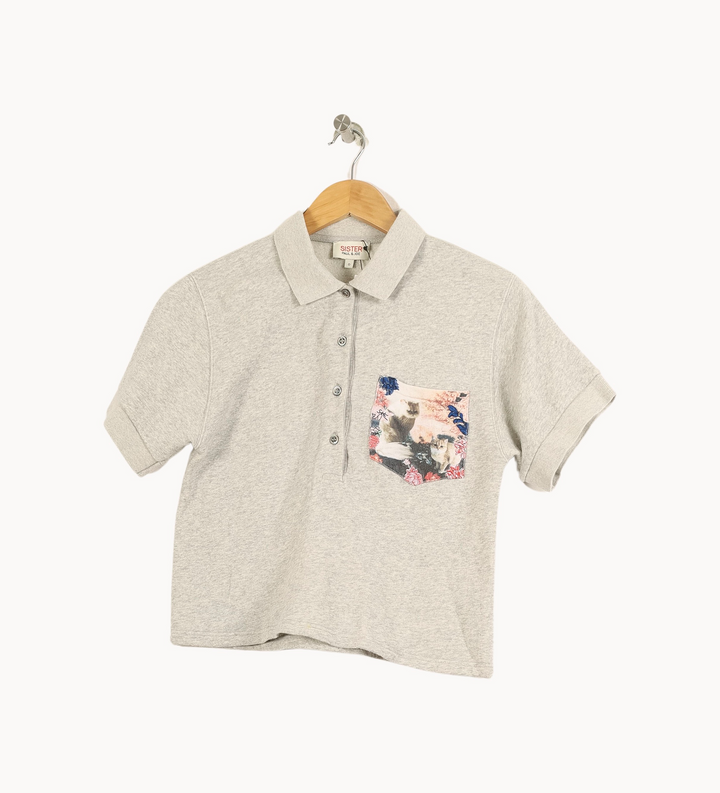 Polo Gris - Taille XS/34 de la marque Paul & Joe Sister | PARAD35547 - Vendu par Paradigme - Image 2