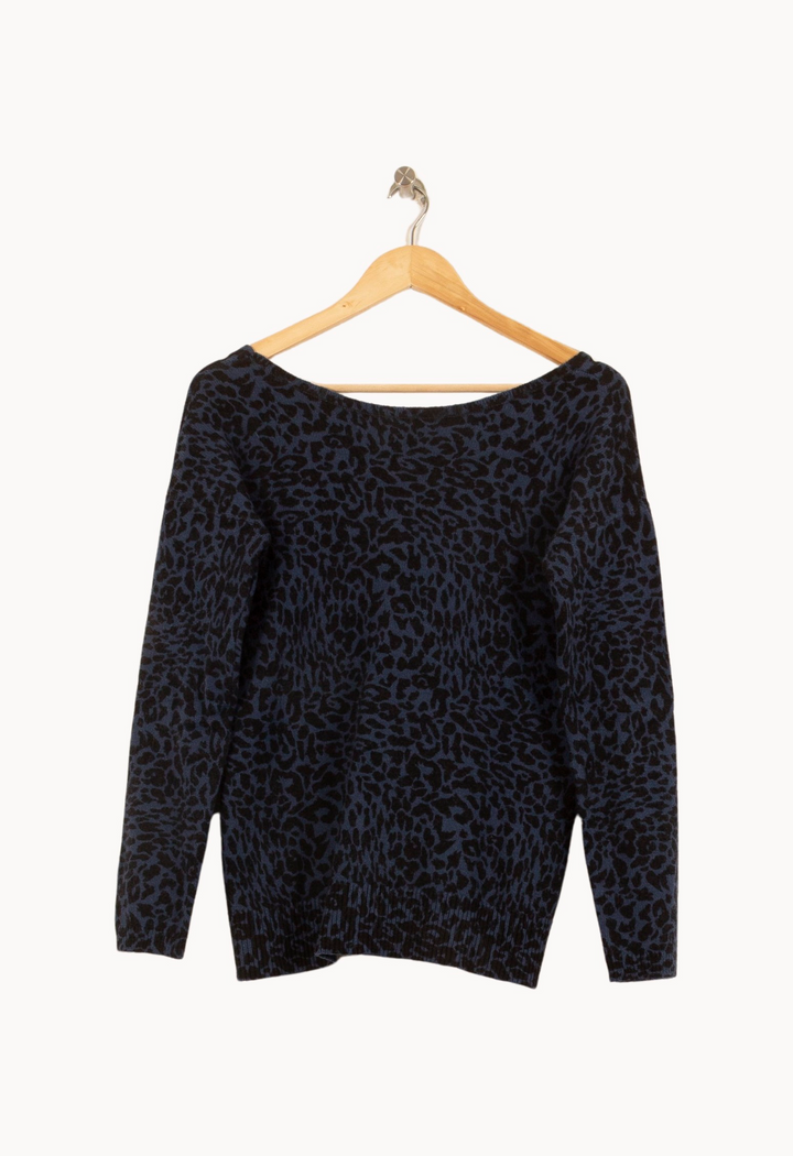 Pull Noir et Bleu - Taille L/40 de la marque Comptoir des Cotonniers | PARAD53593 - Vendu par Paradigme - Image 2