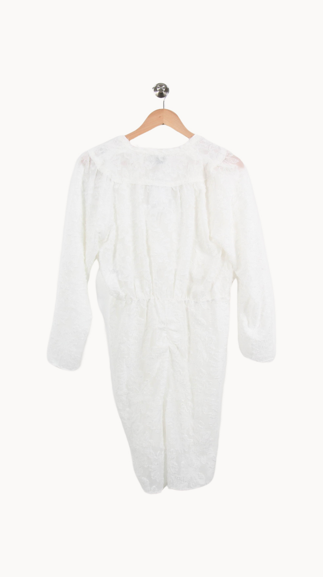 Robe Drapée Blanche - Taille M/38 de la marque Bérénice | PARAD67894 - Vendu par Paradigme - Image 4