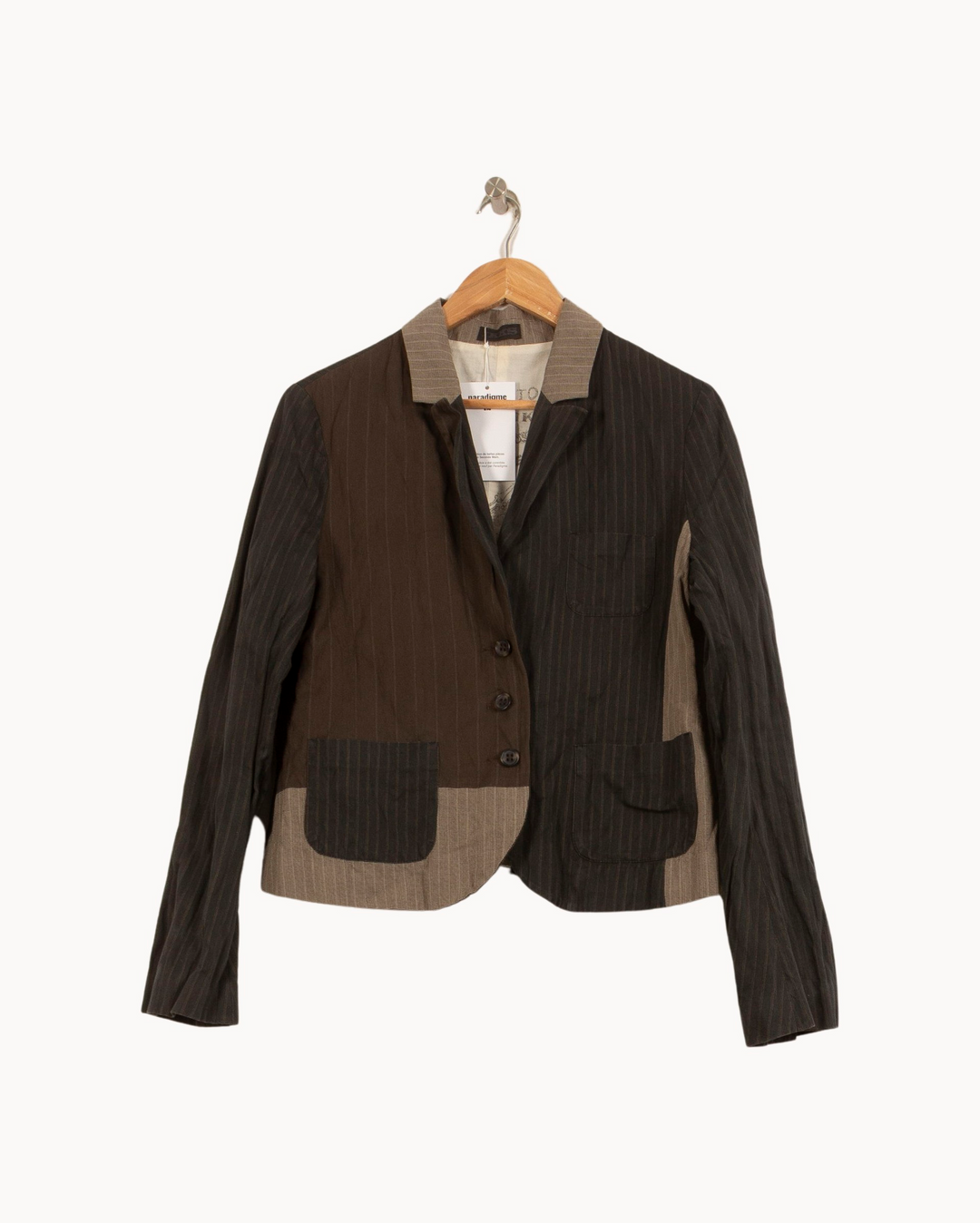 Blazer Gris et Marron - Taille XL/42 de la marque IKKS | PARAD63273 - Vendu par Paradigme - Image 2