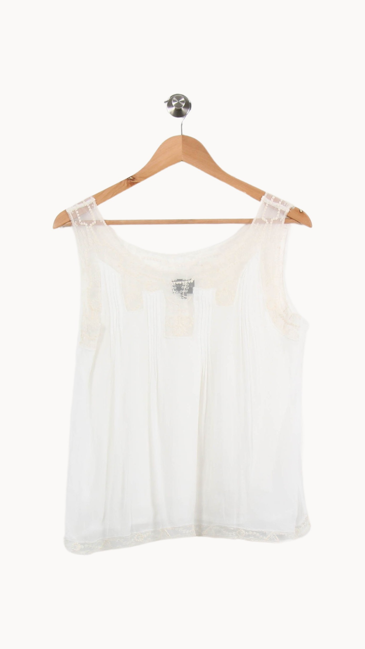 Débardeur Blanc - Taille XS/34 de la marque Bérénice | PARAD53380 - Vendu par Paradigme - Image 2