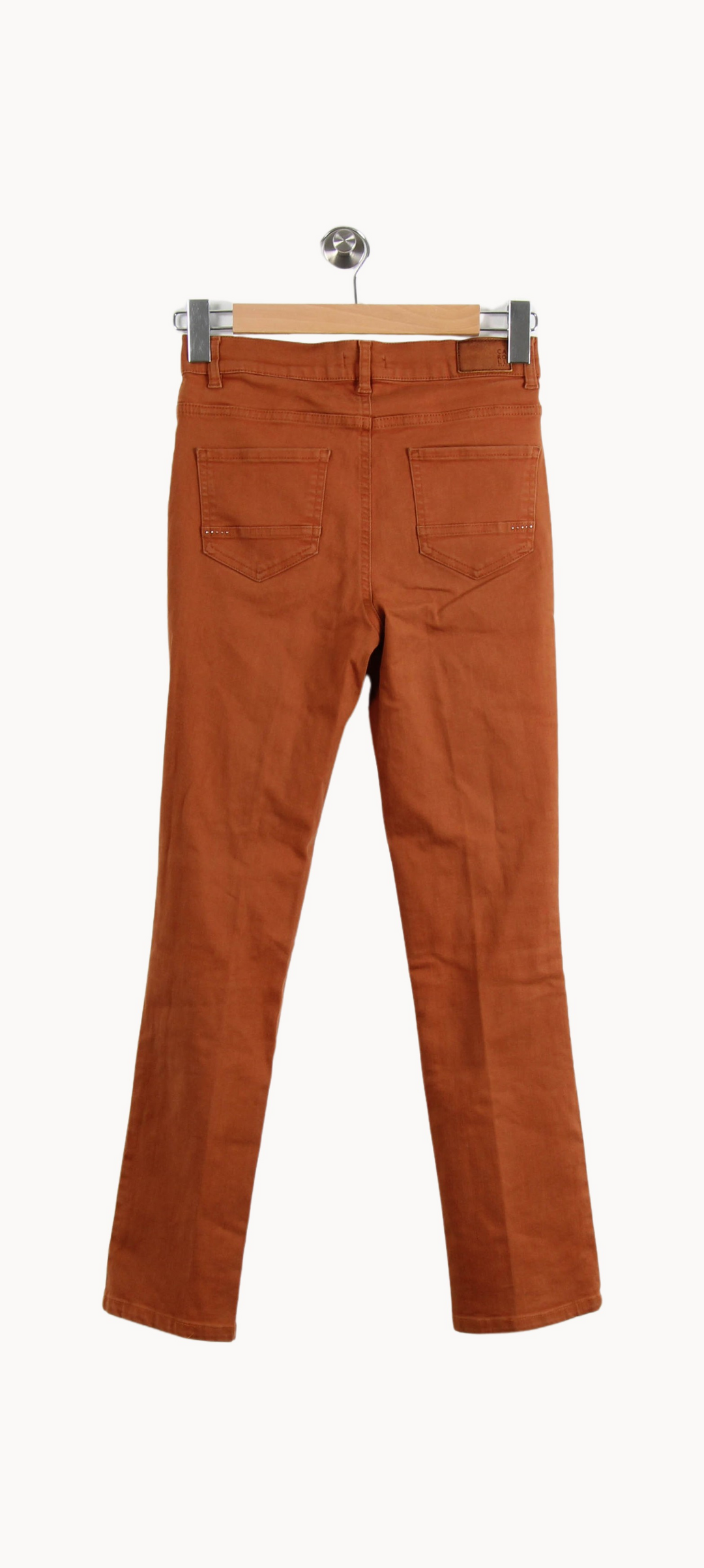 Jean Marron - Taille S/36 de la marque Caroll | PARAD66500 - Vendu par Paradigme - Image 4
