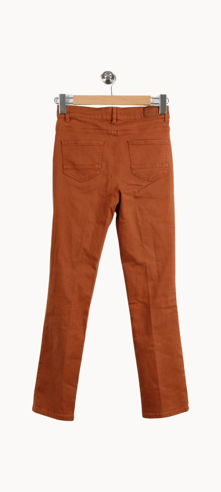 Jean Marron - Taille S/36 de la marque Caroll | PARAD66500 - Vendu par Paradigme - Image 4