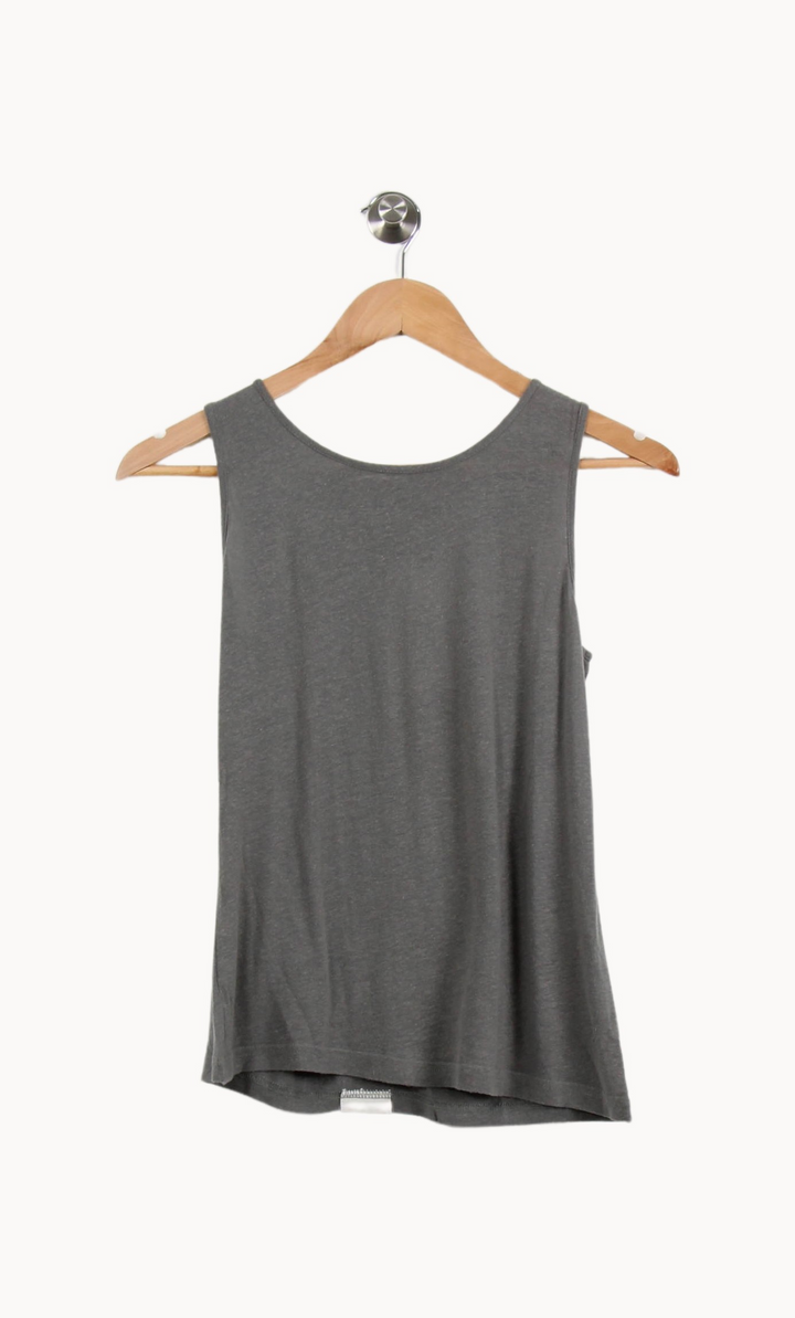 Débardeur Gris - Taille S/36 de la marque Tara Jarmon | PLY1378 - Vendu par Paradigme - Image 2