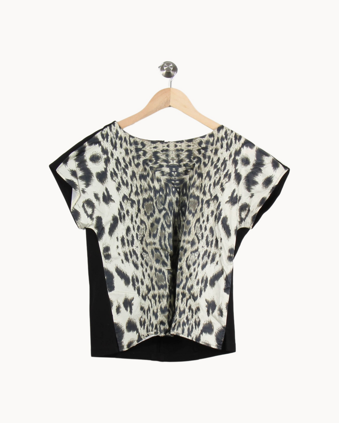 Tee-shirt Noir et Beige - Taille S/36 de la marque Gerard Darel | PLY0984 - Vendu par Paradigme - Image 2