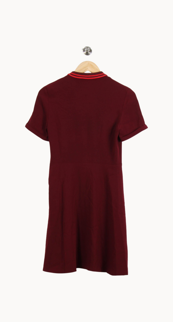 Robe Polo Bordeaux - Taille S/36 de la marque Claudie Pierlot | PARAD53472 - Vendu par Paradigme - Image 4