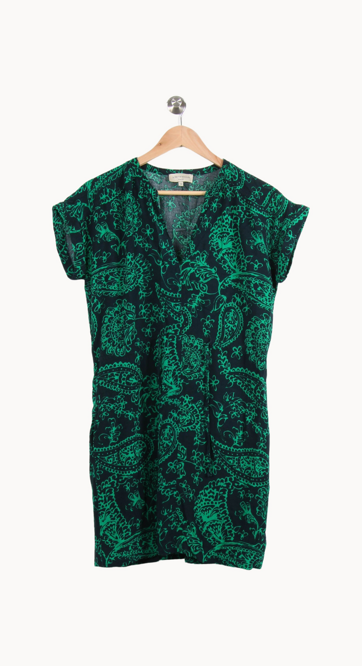 Robe Noire et Verte - Taille M/38 de la marque La Fée Maraboutée | PARAD53527 - Vendu par Paradigme - Image 2